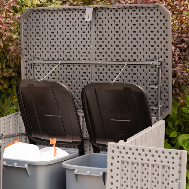 Lifetime Containerombouw kunststof voor 2 containers kliko ombouw 3171186 large