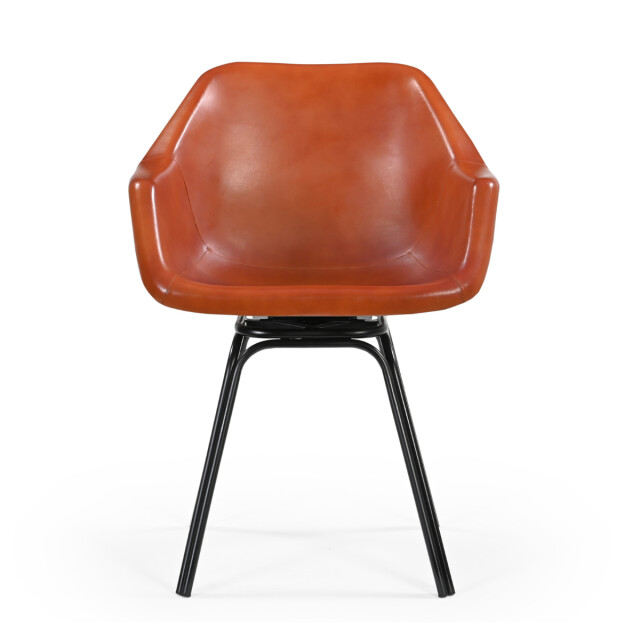 Signature Draaibare bridge-stoel van leer l44 cm rockie 3170967 large