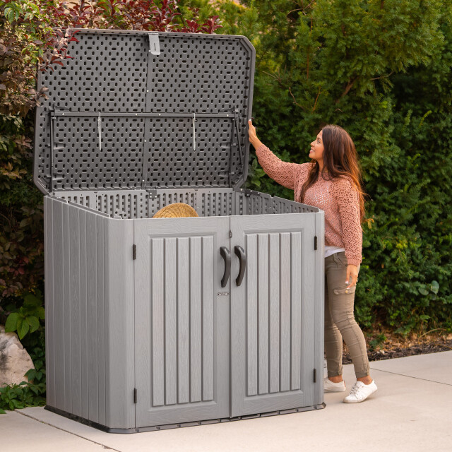 Lifetime Containerombouw kunststof voor 2 containers kliko ombouw 3171186 large
