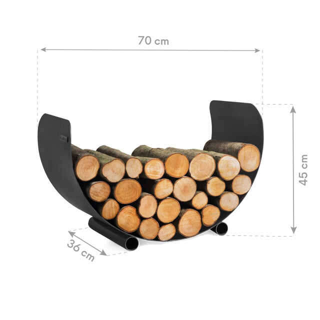 CookKing Houtopslag-rek turyn metaal voor binnen en buiten 3171188 large