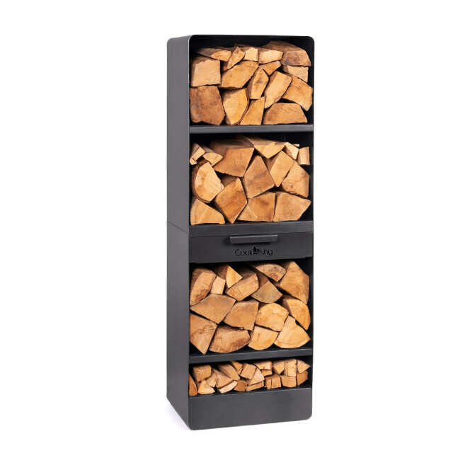 CookKing Stalen haardhoutrek vento 40x30x120cm - 3171190 large
