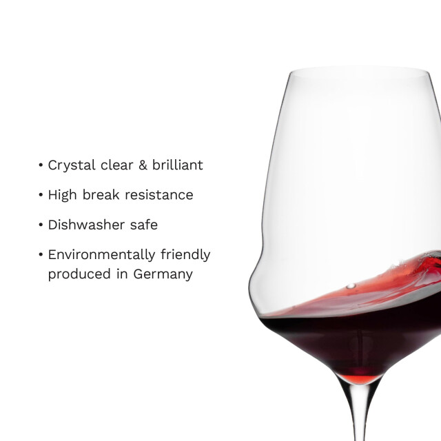 Stölzle Stolzle cocoon 645 ml bordeaux wijnglazen kristal 6 stuks 3171182 large