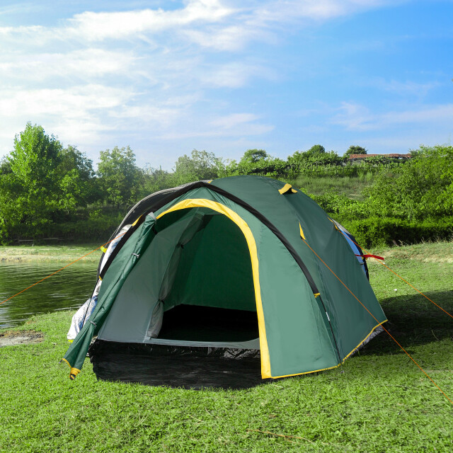 4goodz Tent voor 2-3 personen kampeertent met haringen koepeltent 3171185 large