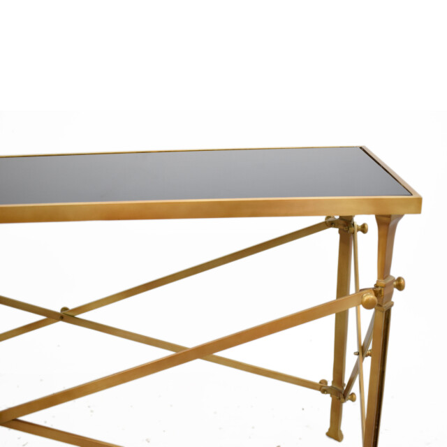 Signature Console met glazen blad l142 cm pompadour 3170976 large