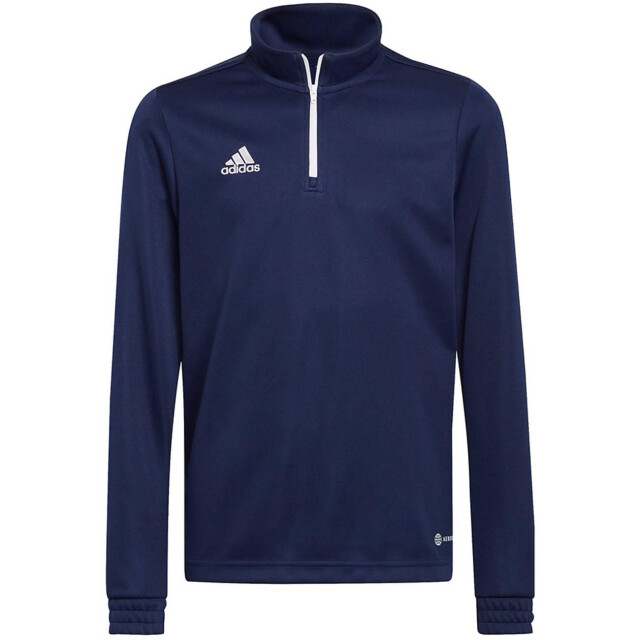 Adidas Kinder/kids entrada 22 sweatshirt met kwart ritssluiting UTMR202_navyblue large