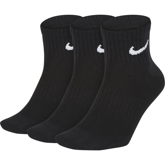 Nike Lichtgewicht universele enkelsokken voor volwassenen (pak van 3) UTMR286_black large