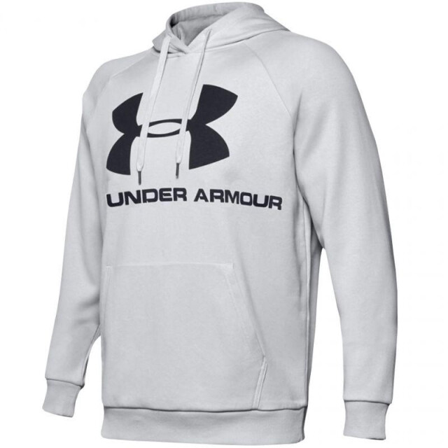 Under Armour Heren rival logo fleece hoodie UTMR249_greysilver large