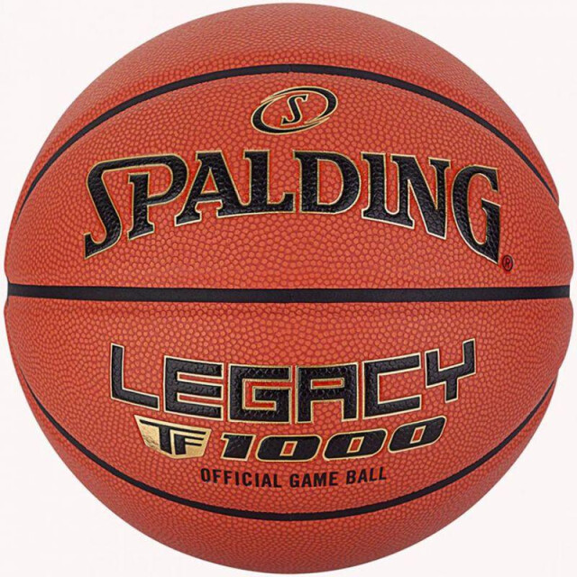 Spalding & Bros  Tf-1000 legacy logo leren gebonden basketbal UTMR787_brown large
