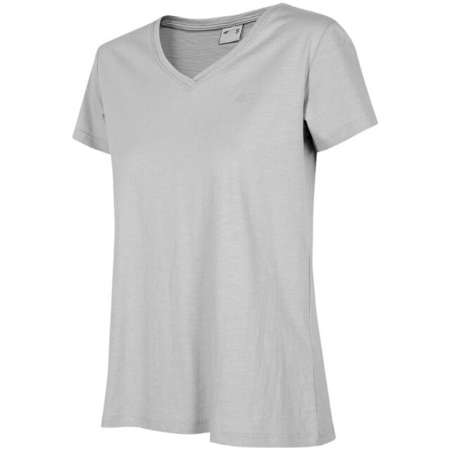 4F Dames h4z22 tsd352 effen t-shirt UTMR356_grey large