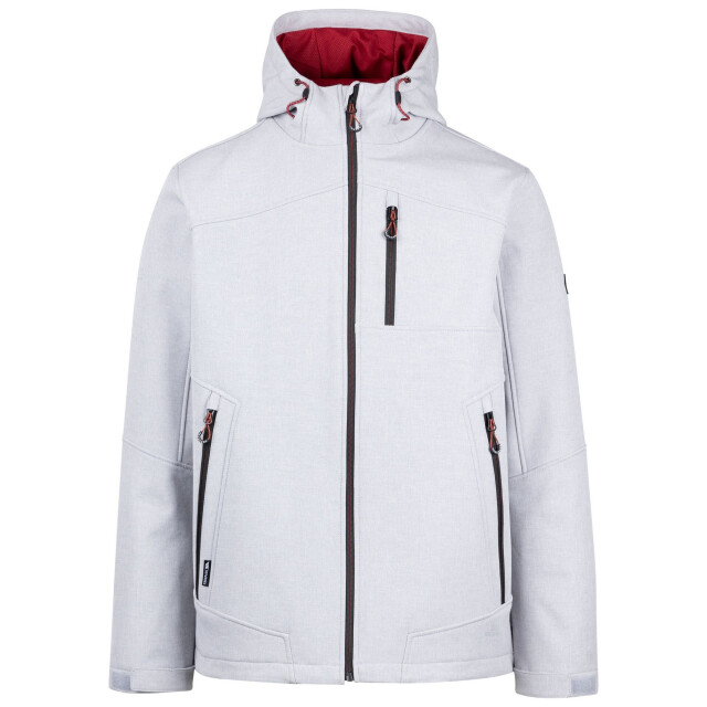 Trespass Heren parmer tp75 soft shell jas UTTP6325_platinum large
