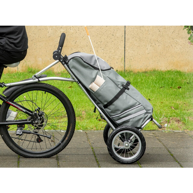 4goodz Homcom 3-in-1 boodschappentrolley winkelwagen fietsaanhanger steekwagen 3171337 large