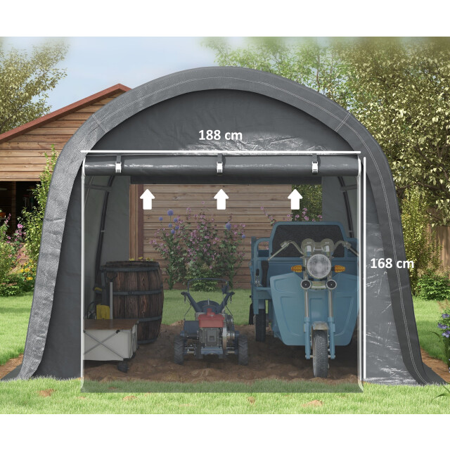 4goodz Outsunny opslagtent/gereedschapsschuur 3x3m met uv-bescherming 3171373 large