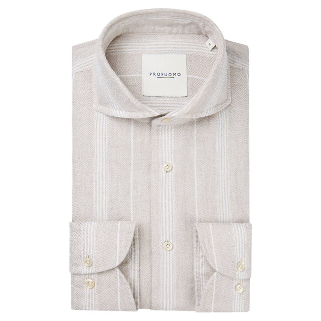 Profuomo Dresshemd ppwh10054a Profuomo Overhemd lange mouw PPWH10054A large