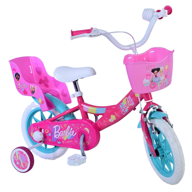 Barbie Kinderfiets twee handremmen Barbie Kinderfiets - Twee Handremmen large