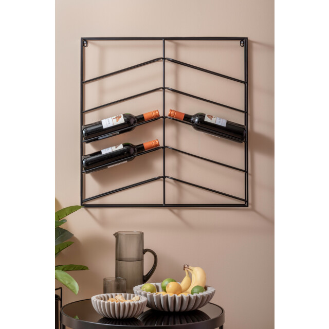 Present Time wijnrek cuadro matt black 3062381 large