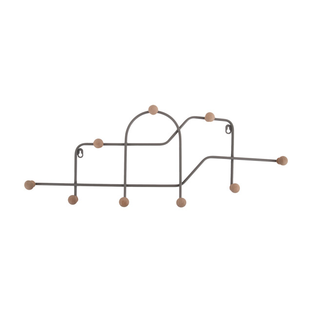 Present Time coat rack maze cool grey 3062411 large