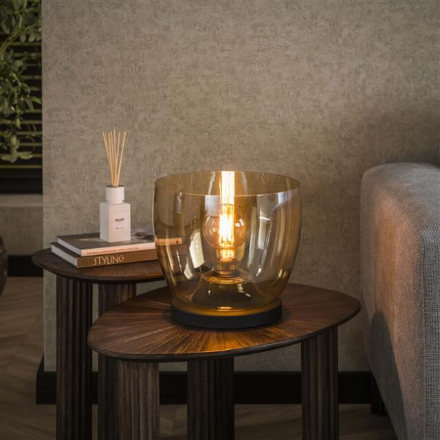 Hoyz vloerlamp up l amberkleurig glas Ø29 3171168 large