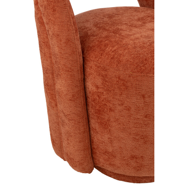 J-Line accent stoel textiel roest 64x66x80cm 3002704 large