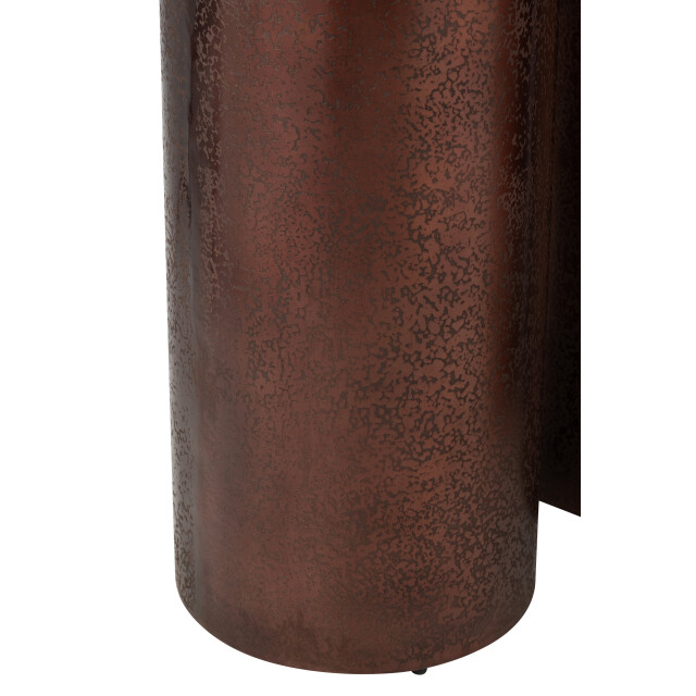 J-Line set van 3 pilaren rond metaal brons 35x35x90cm 3009692 large