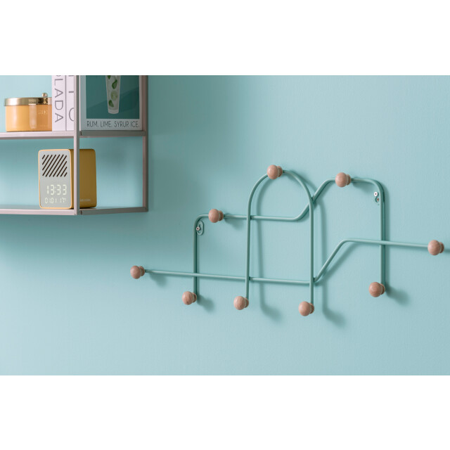 Present Time coat rack maze turquoise blue 3062410 large