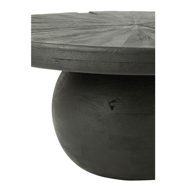 J-Line salontafel bol shanil hout 80x80x39.5cm 3004118 large