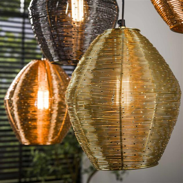 Hoyz hanglamp 5l web mix mat nikkel mix kleur 3171165 large