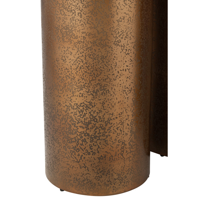 J-Line set van 3 pilaren rond metaal goud 35x35x90cm 3009689 large