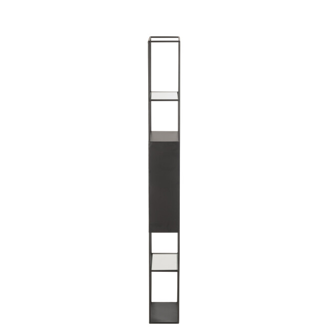 J-Line rek ricard metaal/glas 25x15x140cm 3002399 large