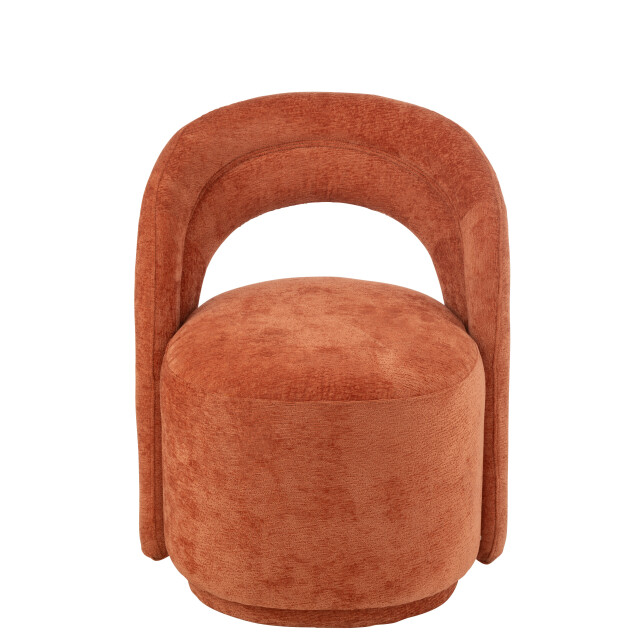 J-Line accent stoel textiel roest 64x66x80cm 3002704 large