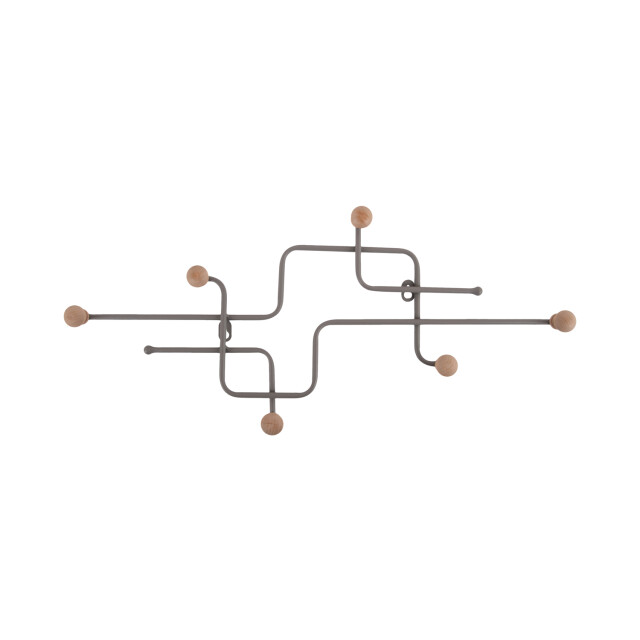 Present Time coat rack metro cool grey 3062408 large