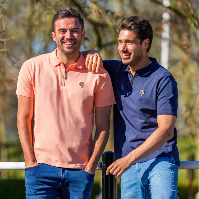 Q1905 Polo shirt zuidland – licht melange QM2653924-328-1 large
