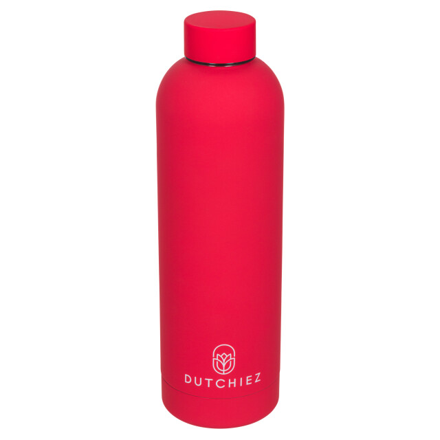 Dutchiez Drinkfles thermosfles rvs – - Drinkfles - Thermosfles - RVS – 750 ml - Ruby Red large