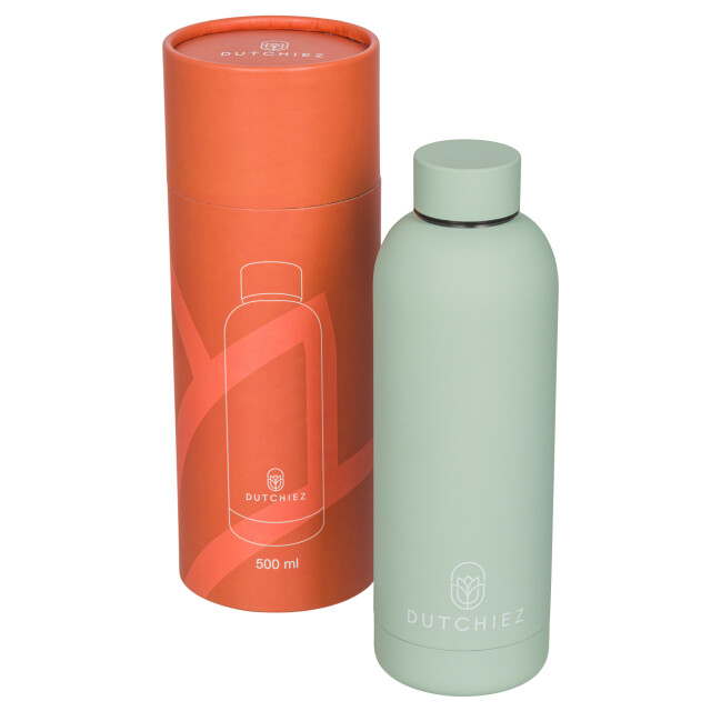 Dutchiez Drinkfles – thermosfles – rvs – – Drinkfles – Thermosfles – RVS – 500 ml – Pastel Green large