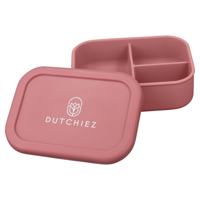 Dutchiez Siliconen lunchbox - Siliconen Lunchbox - Cloudy Pink large