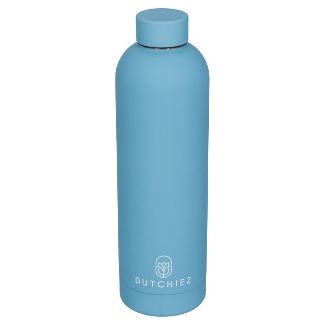 Dutchiez Drinkfles – thermosfles – rvs – – Drinkfles – Thermosfles – RVS – 750 ml – Heavenly Blue large