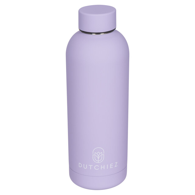 Dutchiez Drinkfles – thermosfles – rvs – – Drinkfles – Thermosfles – RVS – 500 ml – Pastel Lilac large