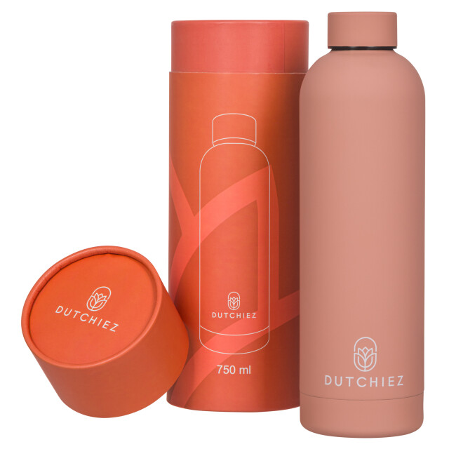Dutchiez Drinkfles – thermosfles – rvs – – dusty rose Drinkfles – Thermosfles – RVS – 750 ml – Dusty Rose large