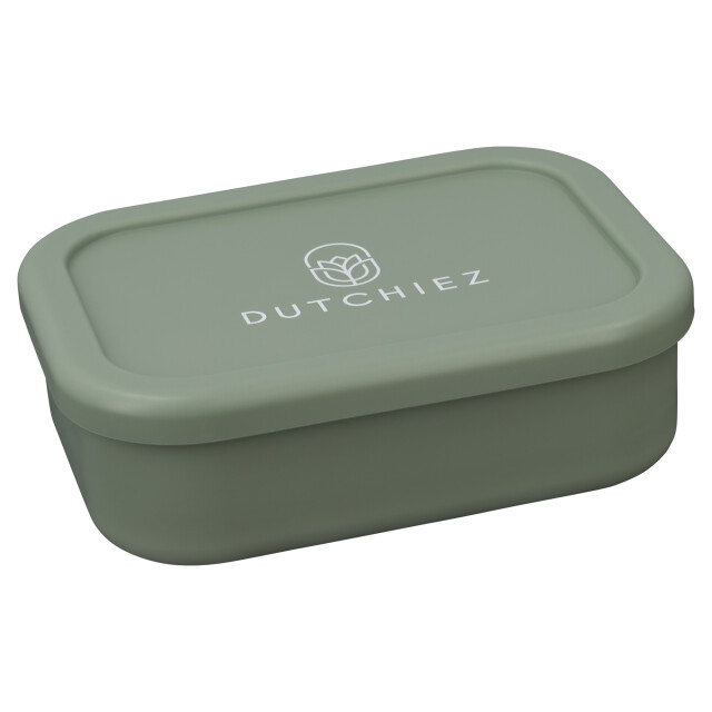 Dutchiez Siliconen lunchbox - Siliconen Lunchbox - Sage Green large