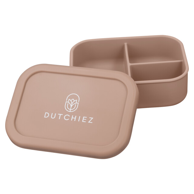 Dutchiez Siliconen lunchbox - Siliconen Lunchbox - Mocha Beige large