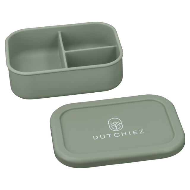 Dutchiez Siliconen lunchbox - Siliconen Lunchbox - Sage Green large