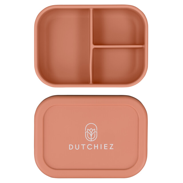 Dutchiez Siliconen lunchbox - Siliconen Lunchbox - Peachy Orange large