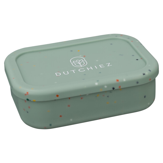 Dutchiez Siliconen lunchbox - dots Siliconen Lunchbox - Mint Green - Dots large