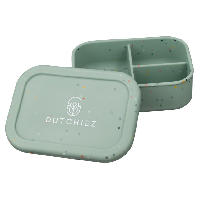 Dutchiez Siliconen lunchbox - dots Siliconen Lunchbox - Mint Green - Dots large