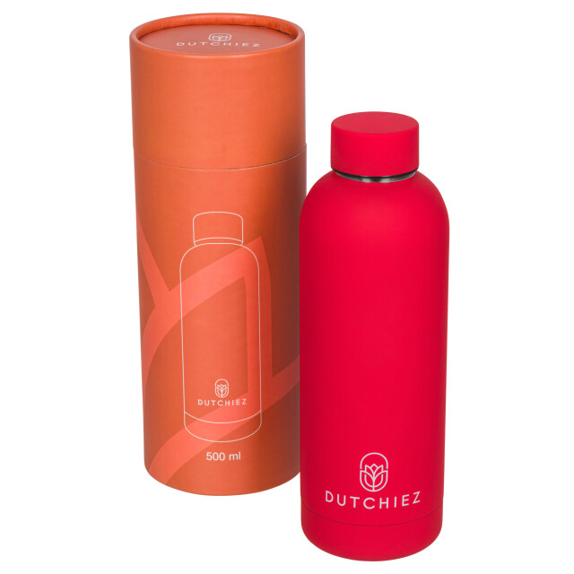 Dutchiez Drinkfles thermosfles rvs - Drinkfles - Thermosfles - RVS - 500 ml - Ruby Red large