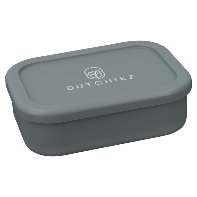 Dutchiez Siliconen lunchbox - Siliconen Lunchbox - Steel Grey large