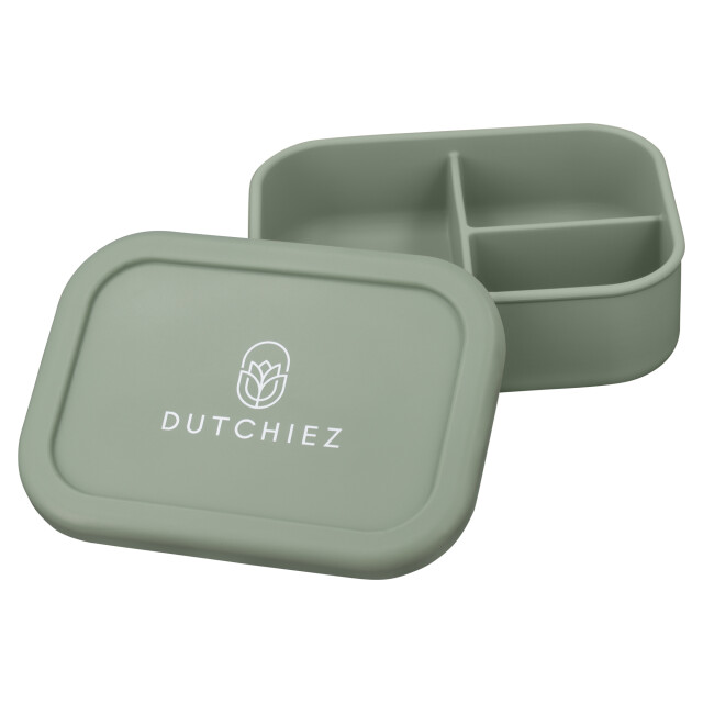 Dutchiez Siliconen lunchbox - Siliconen Lunchbox - Sage Green large