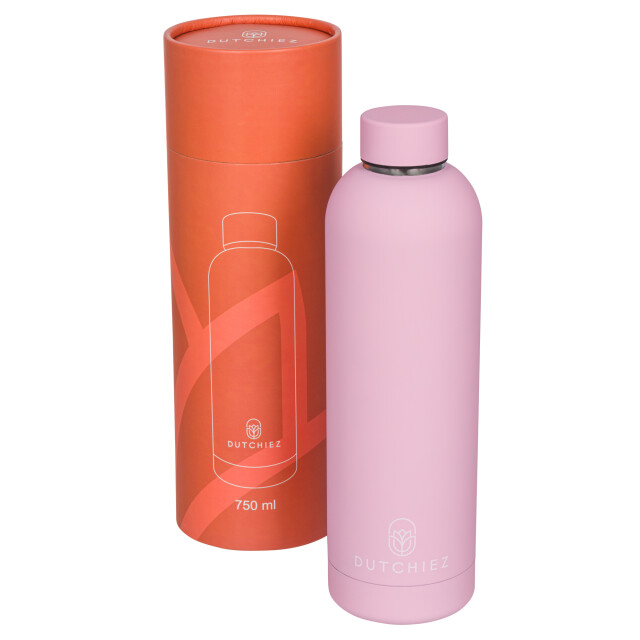 Dutchiez Drinkfles thermosfles rvs - Drinkfles - Thermosfles - RVS - 750 ml - Pastel Pink large