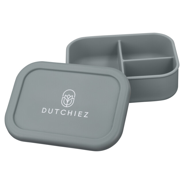 Dutchiez Siliconen lunchbox - Siliconen Lunchbox - Steel Grey large