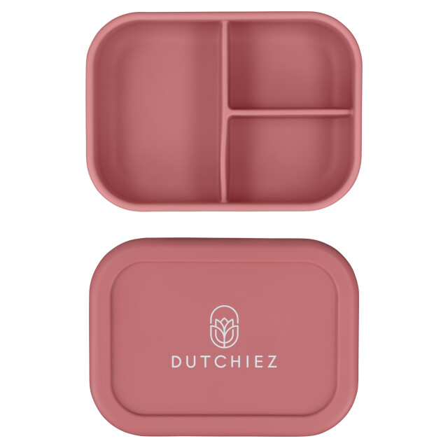 Dutchiez Siliconen lunchbox - Siliconen Lunchbox - Cloudy Pink large
