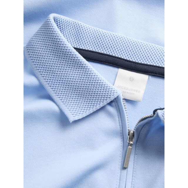 Jack & Jones jprrodney ss zip polo styd ss25 12286330 chambray 05311.211.0257 large